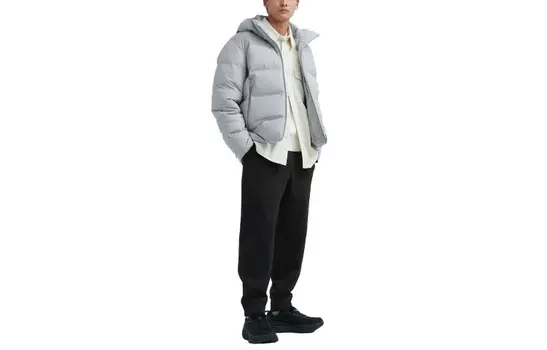Повседневные брюки мужские темно-синие Uniqlo, темно-синий