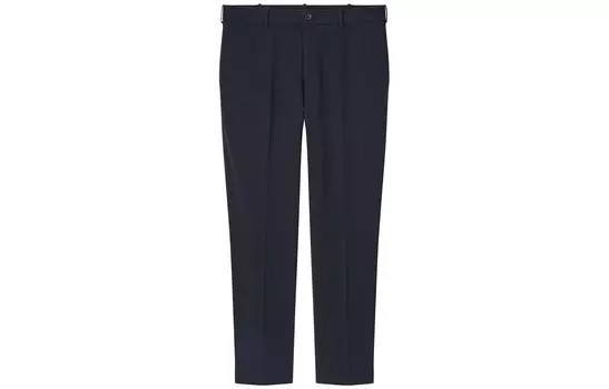 Повседневные брюки мужские темно-синие Uniqlo, темно-синий