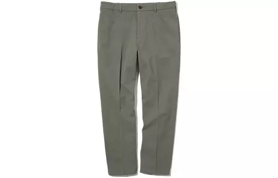 Повседневные брюки мужские Uniqlo, оливковый