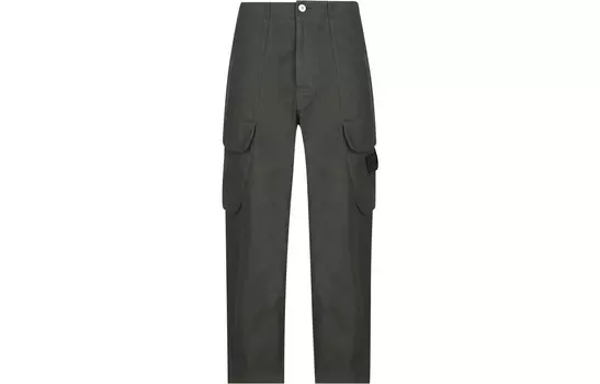 Повседневные брюки мужские зеленые Stone Island, зеленый