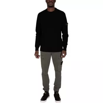 Повседневные брюки мужские зеленые Stone Island, зеленый