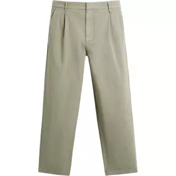 Повседневные брюки мужские зеленые Zara, зеленый
