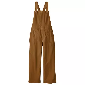 Повседневные брюки Patagonia Women's Stand Up Cropped Corduroy Overalls, цвет Nest Brown