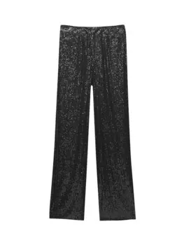 Повседневные брюки Pull&Bear, черный