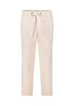 Повседневные брюки с эластичным поясом BETTY & CO, бежевый