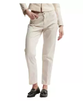 Повседневные брюки с манжетами женские Kocca, бежевый