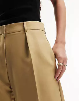 Повседневные брюки с напуском из камня ASOS DESIGN