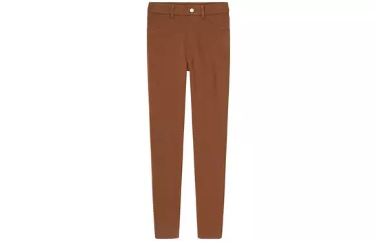 Повседневные брюки Uniqlo, коричневый