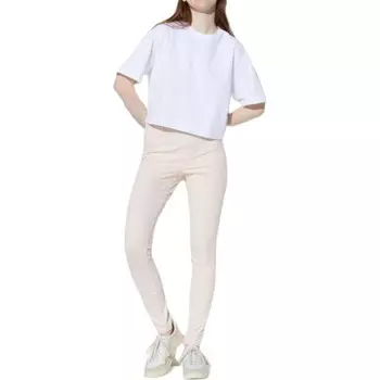 Повседневные брюки Uniqlo, молочно-белые