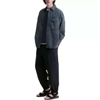 Повседневные брюки унисекс 09 черные Uniqlo, черный