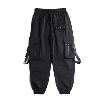 Повседневные брюки унисекс AOGZ, Черный