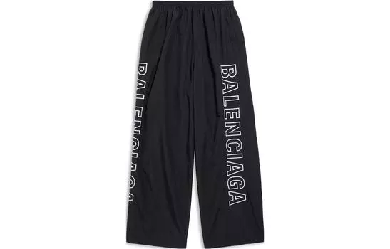 Брюки Balenciaga с логотипом, черный