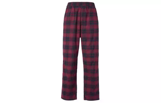 Повседневные брюки унисекс бордовый Uniqlo, бордовый