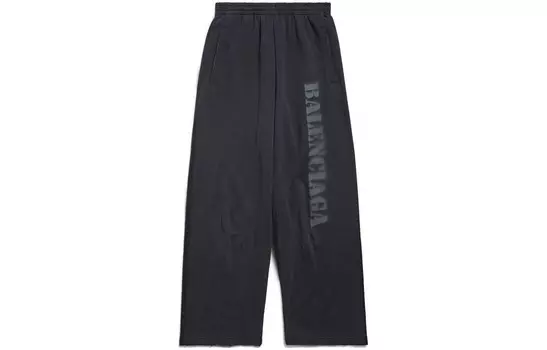 Повседневные брюки унисекс черные Balenciaga, черный