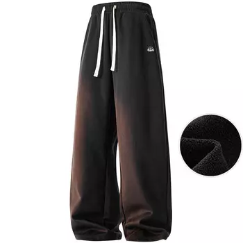 Повседневные брюки унисекс Crayon Shinchan/Crayon Shinchan, Черный [на флисовой подкладке]