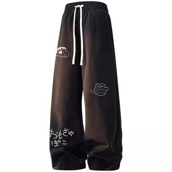 Повседневные брюки унисекс Crayon Shinchan/Crayon Shinchan, Железно-серый