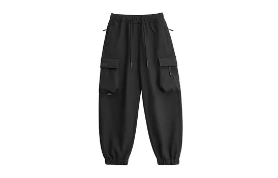 Повседневные брюки унисекс GSUE, Beige Apricot[Thickened and Fleece-Lined]