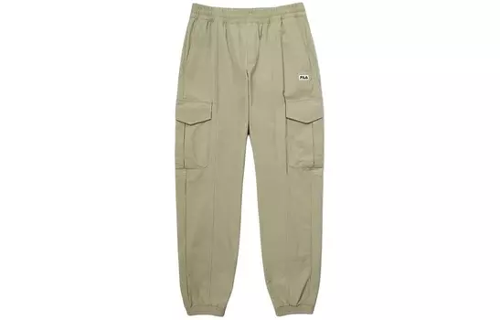 Повседневные брюки унисекс хаки Fila, хаки