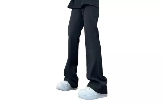 Повседневные брюки унисекс Imcrasy, Прямая нога Черный