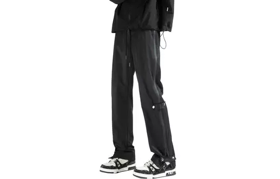 Повседневные брюки унисекс MONTVOO, Черный (на флисовой подкладке)