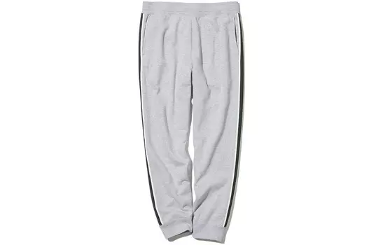 Повседневные брюки унисекс небесно-серые Uniqlo, серый