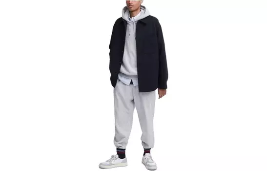 Повседневные брюки унисекс небесно-серые Uniqlo, серый