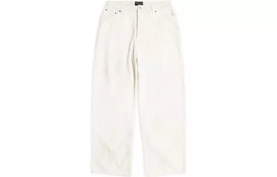 Повседневные брюки унисекс Off-white Balenciaga, кремовый