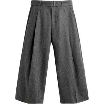 Повседневные брюки унисекс от Harry Lambert Co-brand серые ZARA, серый