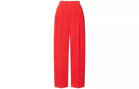 Повседневные брюки унисекс розово-красные - 13 Uniqlo, розово-красный