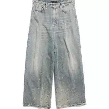 Повседневные брюки унисекс синие Balenciaga, синий