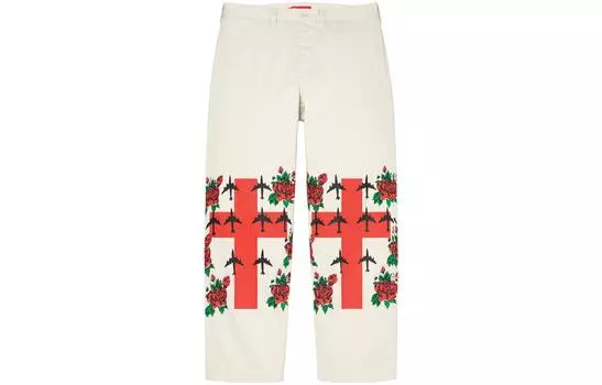 Брюки Supreme Destruction Of Purity, черный / красный