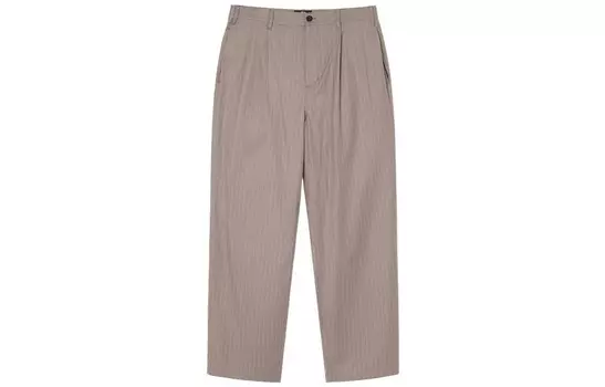 Повседневные брюки унисекс светло-коричневые Stussy, коричневый