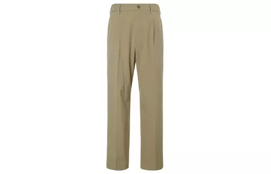 Повседневные брюки унисекс темно-бежевый Uniqlo, темно-бежевый