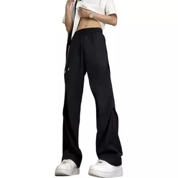 Повседневные брюки унисекс TnTn, серый/белый