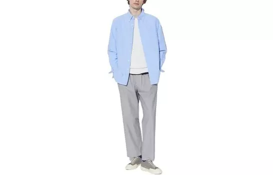 Повседневные брюки унисекс Uniqlo, синий