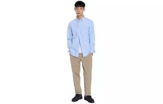 Повседневные брюки унисекс Uniqlo, темно-бежевый