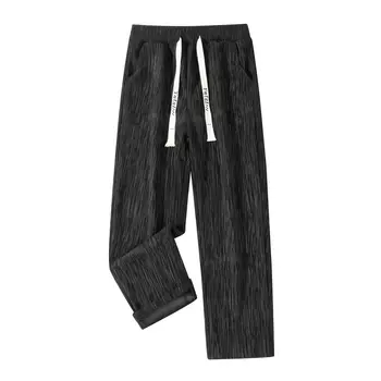 Повседневные брюки унисекс Yatsi, Серый (утолщенный, на флисовой подкладке)