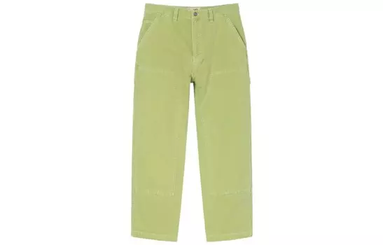 Повседневные брюки унисекс зеленые Stussy, зеленый