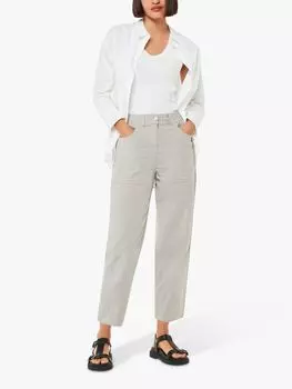 Повседневные брюки Whistles Tessa Stripe, серые