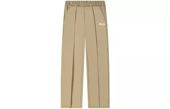 Повседневные брюки X Magic Stick Joint Series женские светло-кофейные цвета хаки Fila