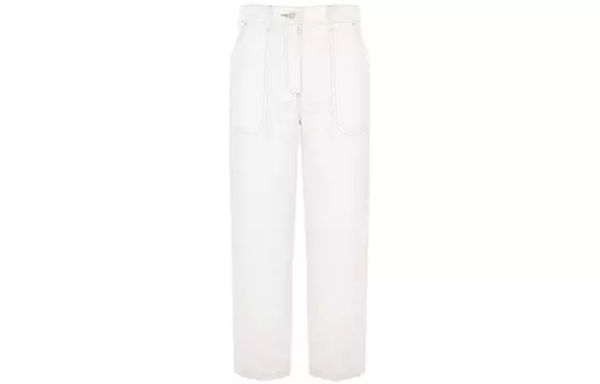 Повседневные брюки женские белые Gucci