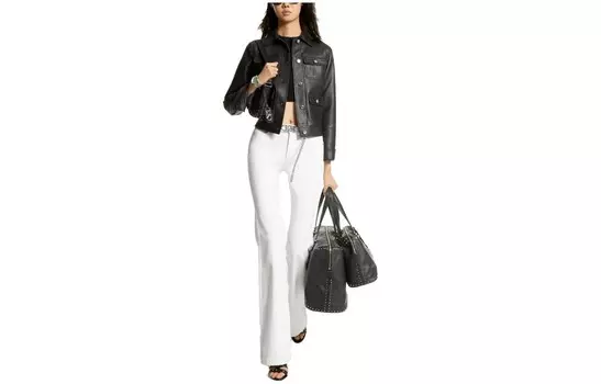 Повседневные брюки женские белые Michael Kors