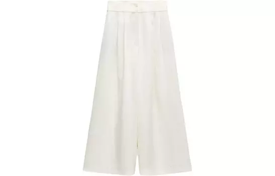 Повседневные брюки женские белые Zara