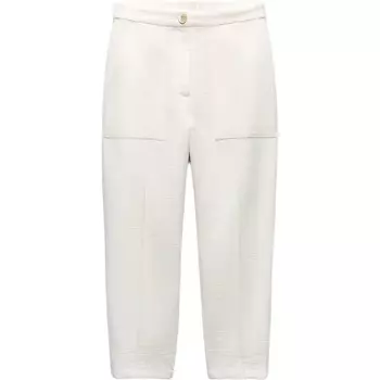 Повседневные брюки женские белые Zara