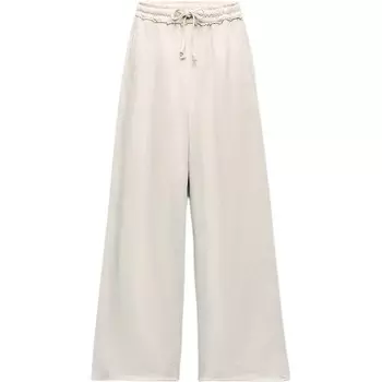 Повседневные брюки женские белые Zara