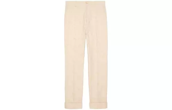 Повседневные брюки женские бежевые Gucci