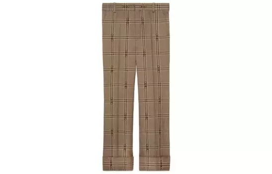 Повседневные брюки женские бежевые Gucci