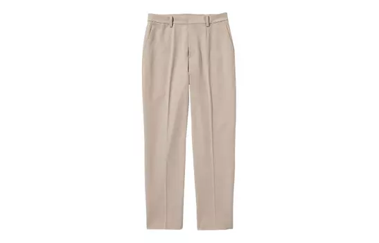 Повседневные брюки женские бежевые Uniqlo