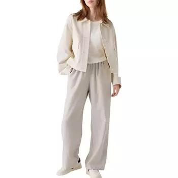 Повседневные брюки женские бежевые Uniqlo