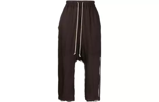 Повседневные брюки женские бордовые Rick Owens